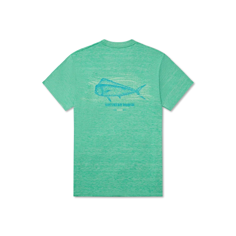 FieldTec™ Heathered Performance Tee - Mahi