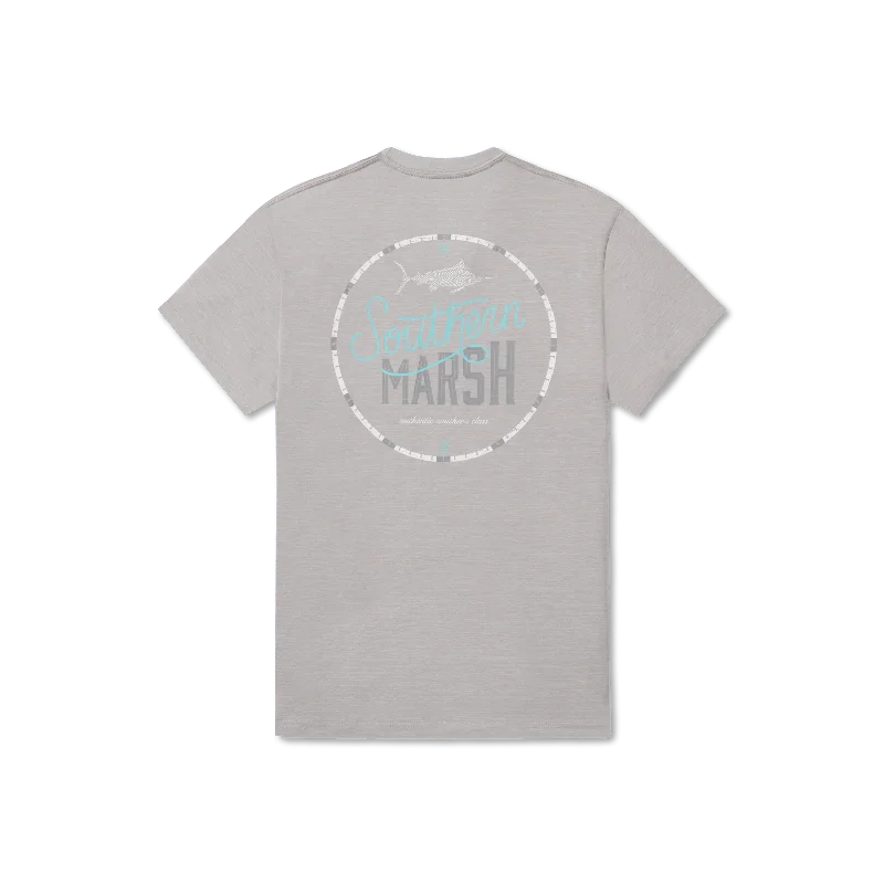 Casual Wear FieldTec™ Heathered Performance Tee - Marlin Time