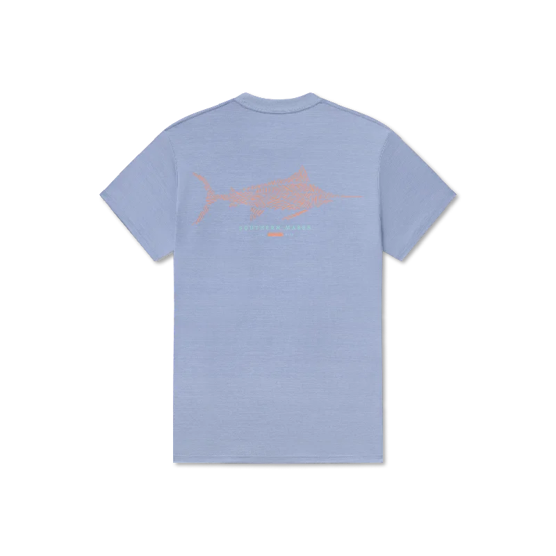 FieldTec™ Heathered Performance Tee - Marlin