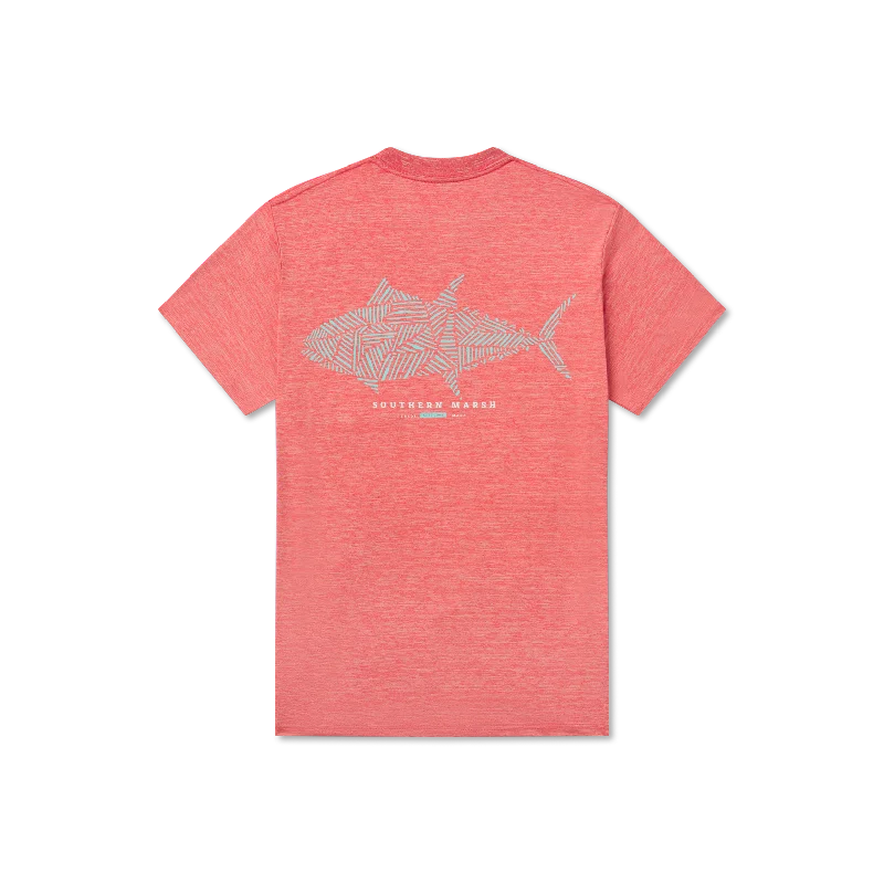 FieldTec™ Heathered Performance Tee - Tuna