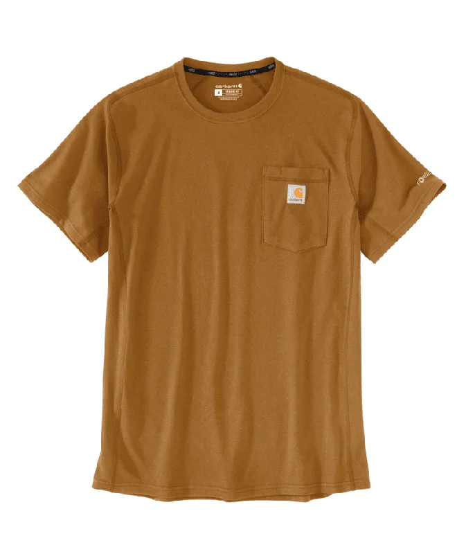 Retro Fashion Force Relaxed Fit Midweight S/S Pocket T-Shirt - Carhartt Brown