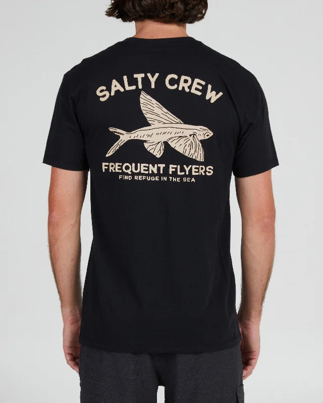 Spring Fashion Frequent Flyer S/S Premium Tee - Black