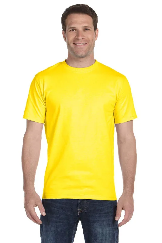 Gildan Mens DryBlend Moisture Wicking Short Sleeve Crewneck T-Shirt - Daisy Yellow