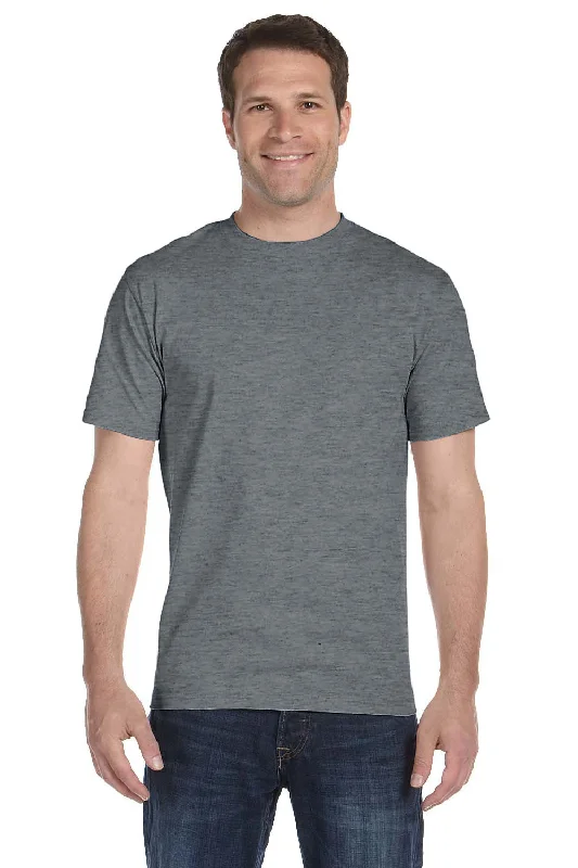 Gildan Mens DryBlend Moisture Wicking Short Sleeve Crewneck T-Shirt - Heather Graphite Grey