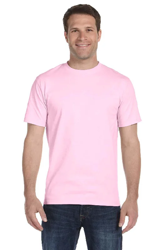 Gildan Mens DryBlend Moisture Wicking Short Sleeve Crewneck T-Shirt - Light Pink