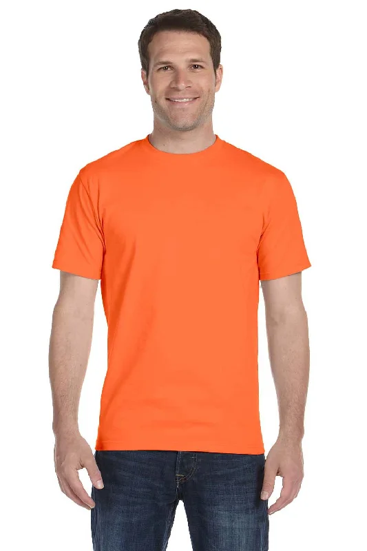 Gildan Mens DryBlend Moisture Wicking Short Sleeve Crewneck T-Shirt - Orange