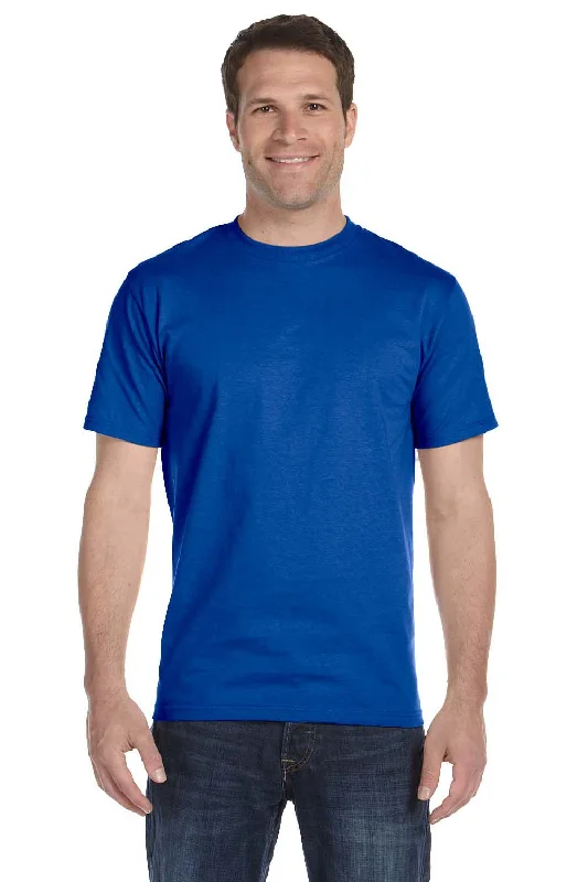 Gildan Mens DryBlend Moisture Wicking Short Sleeve Crewneck T-Shirt - Royal Blue