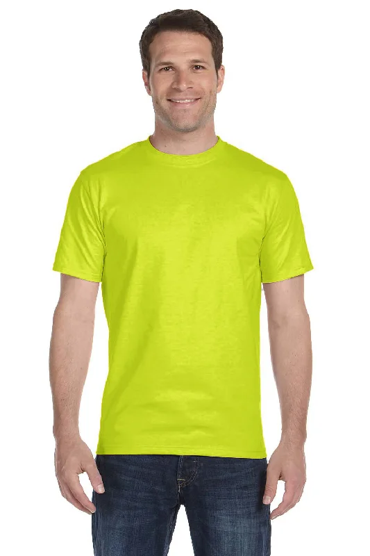 Gildan Mens DryBlend Moisture Wicking Short Sleeve Crewneck T-Shirt - Safety Green