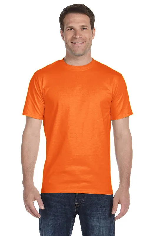 Gildan Mens DryBlend Moisture Wicking Short Sleeve Crewneck T-Shirt - Safety Orange