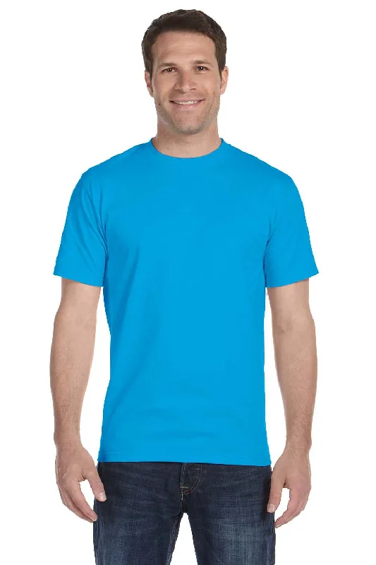 Gildan Mens DryBlend Moisture Wicking Short Sleeve Crewneck T-Shirt - Sapphire Blue