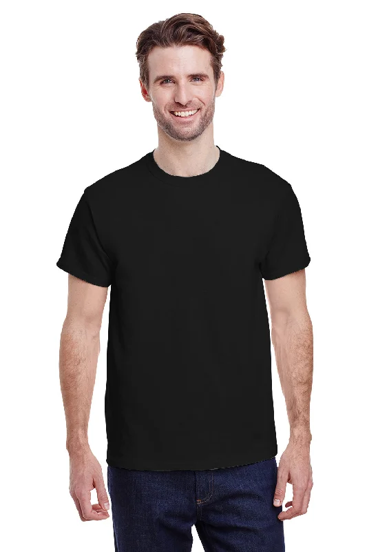 Gildan Mens Short Sleeve Crewneck T-Shirt - Black