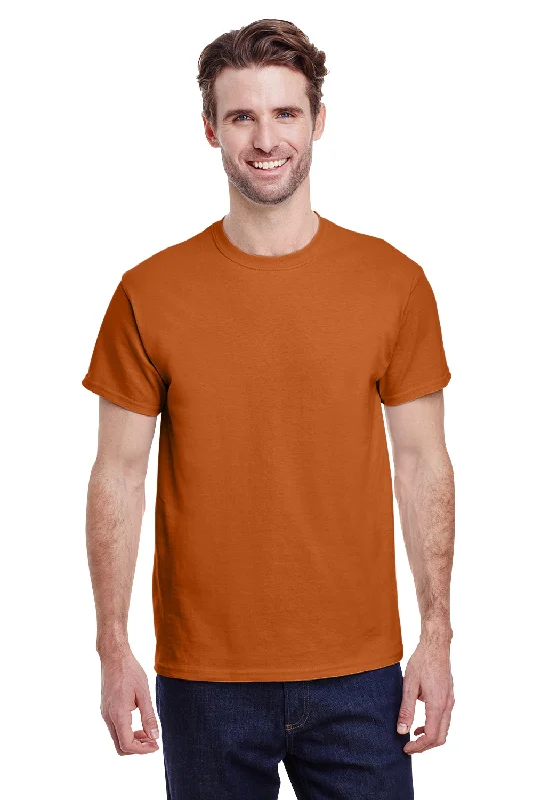 Gildan Mens Short Sleeve Crewneck T-Shirt - Texas Orange