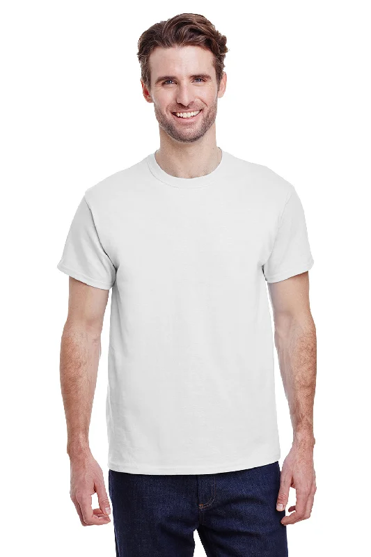 Gildan Mens Short Sleeve Crewneck T-Shirt - White