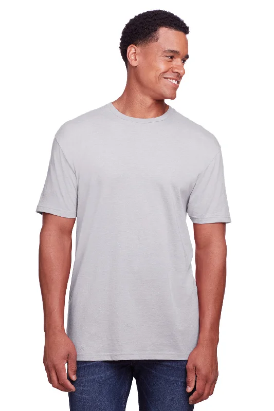 Gildan Mens Softstyle CVC Short Sleeve Crewneck T-Shirt - Cement Grey