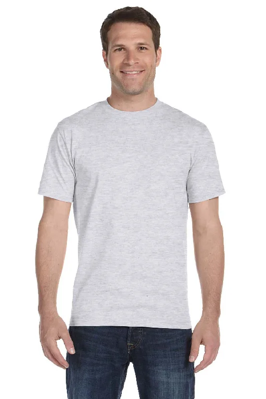 Hanes Mens Beefy-T Short Sleeve Crewneck T-Shirt - Ash Grey