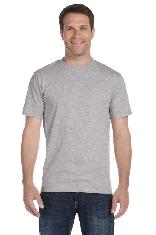Casual Elegance Hanes Mens Beefy-T Short Sleeve Crewneck T-Shirt - Light Steel Grey