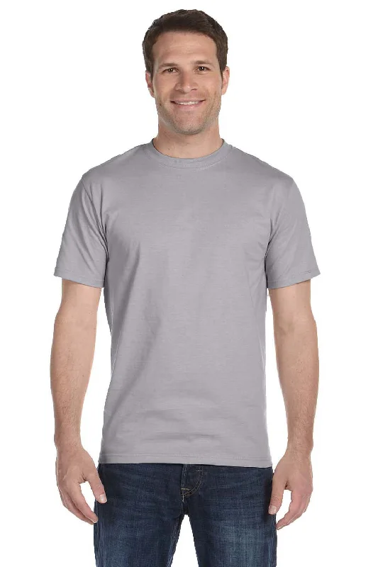 Hanes Mens Beefy-T Short Sleeve Crewneck T-Shirt - Oxford Grey