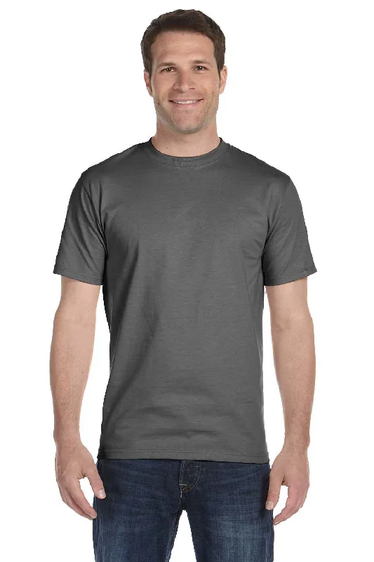 Hanes Mens Beefy-T Short Sleeve Crewneck T-Shirt - Smoke Grey