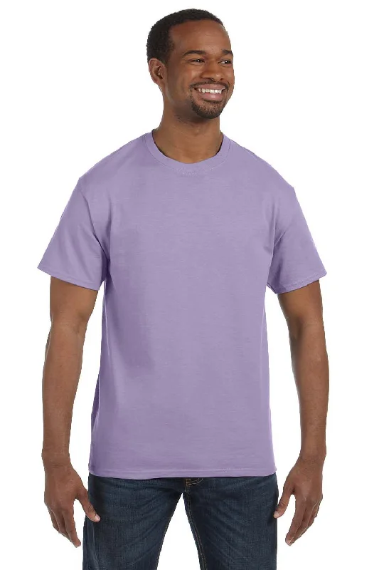 Hanes Mens ComfortSoft Short Sleeve Crewneck T-Shirt - Lavender Purple