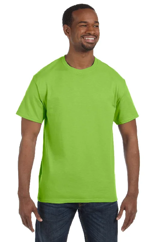 Hanes Mens ComfortSoft Short Sleeve Crewneck T-Shirt - Lime Green