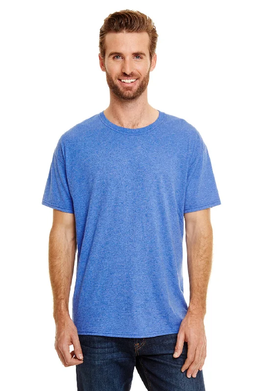 Hanes Mens X-Temp FreshIQ Moisture Wicking Short Sleeve Crewneck T-Shirt - Royal Blue