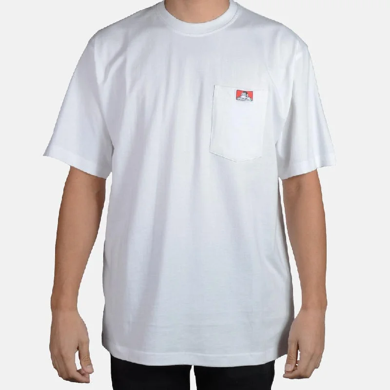 Sweet Girl Heavy Duty Short Sleeve Pocket T-Shirt: White