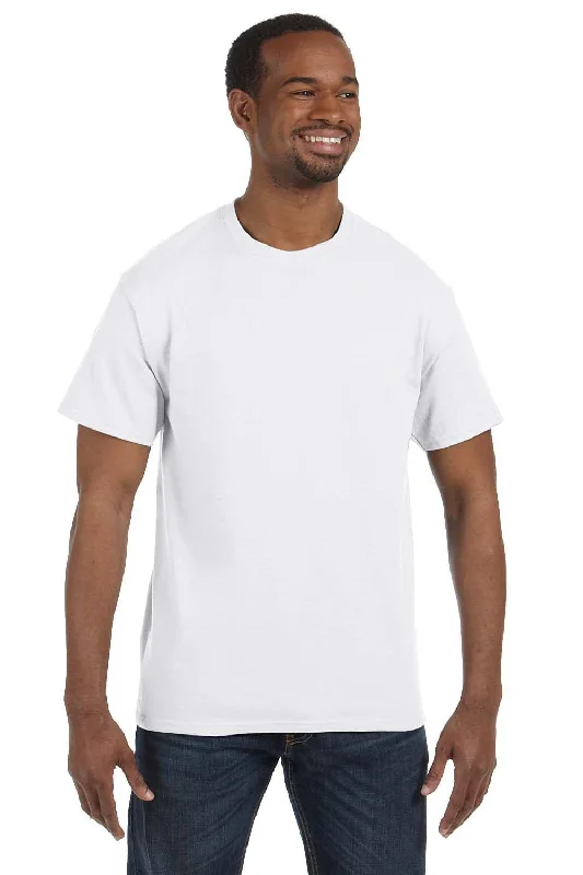 Jerzees Mens Dri-Power Moisture Wicking Short Sleeve Crewneck T-Shirt - White