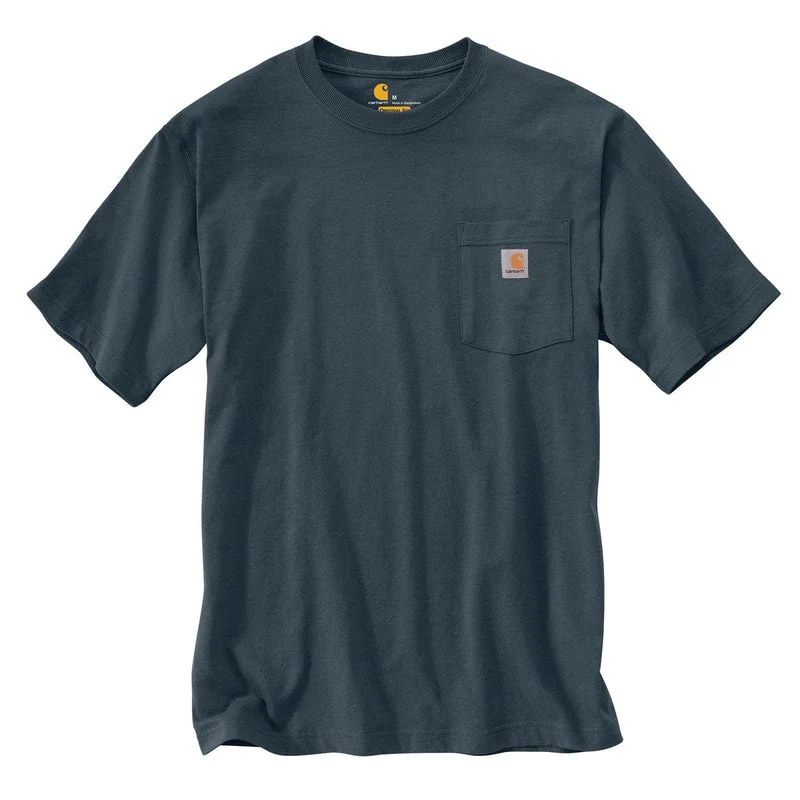 New Products K87 - Loose Fit Heavyweight Pocket Tee, Blue Stone