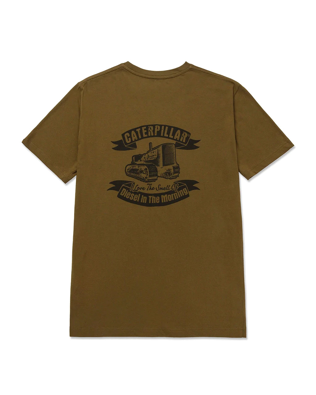 Classic Style Men's Graphic Tee - Mil Olive-DITM