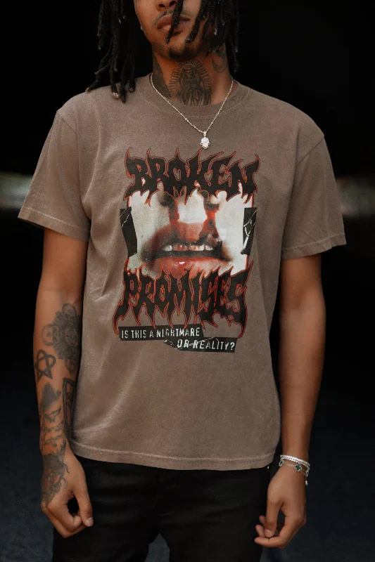 End Of The Year Nosebleed Washed Brown Tee