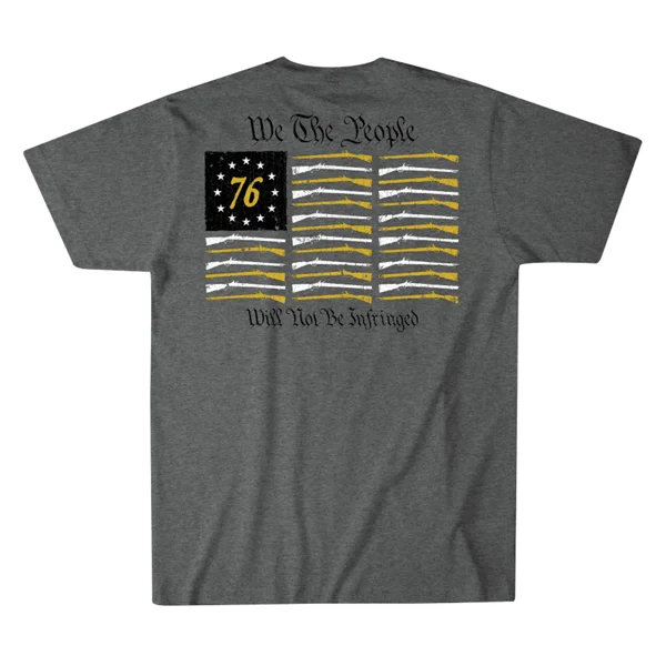 Windbreaker fashion One People SS Tee  - Graphite Heather