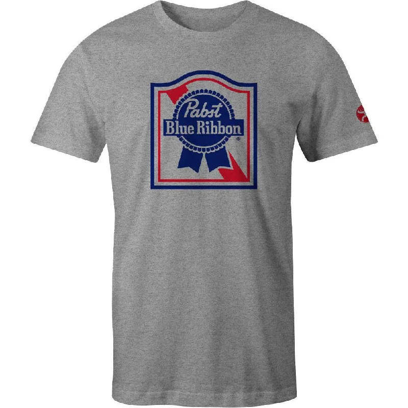 Trendy Dresses Pabst Blue Ribbon T-shirt - Grey