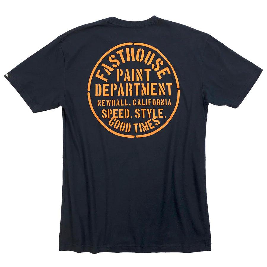 Soft Fabric Looks Paint Dept. Tee - Navy
