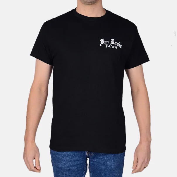 Cozy Footwear 9091-Paisley Logo T-Shirt - Black
