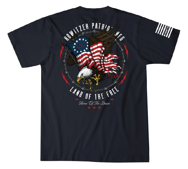 Classic Style Patriot Eagle SS Tee - Black