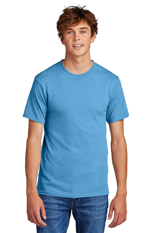 Classic Choice Port & Company Mens Core Short Sleeve Crewneck T-Shirt - Aquatic Blue