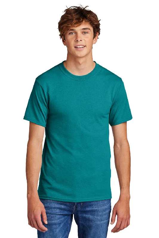 Timeless Comfort Port & Company Mens Core Short Sleeve Crewneck T-Shirt - Jade Green