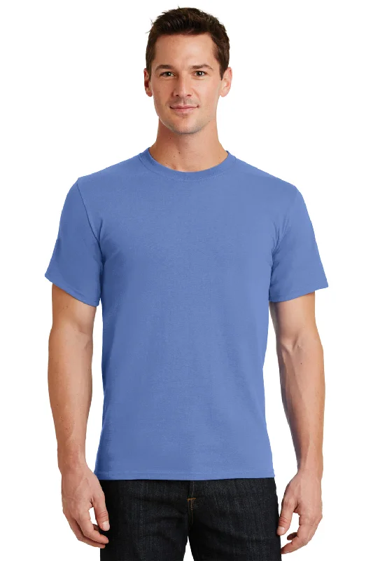 Port & Company Mens Essential Short Sleeve Crewneck T-Shirt - Carolina Blue