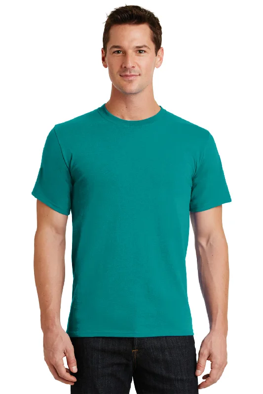 Port & Company Mens Essential Short Sleeve Crewneck T-Shirt - Jade Green