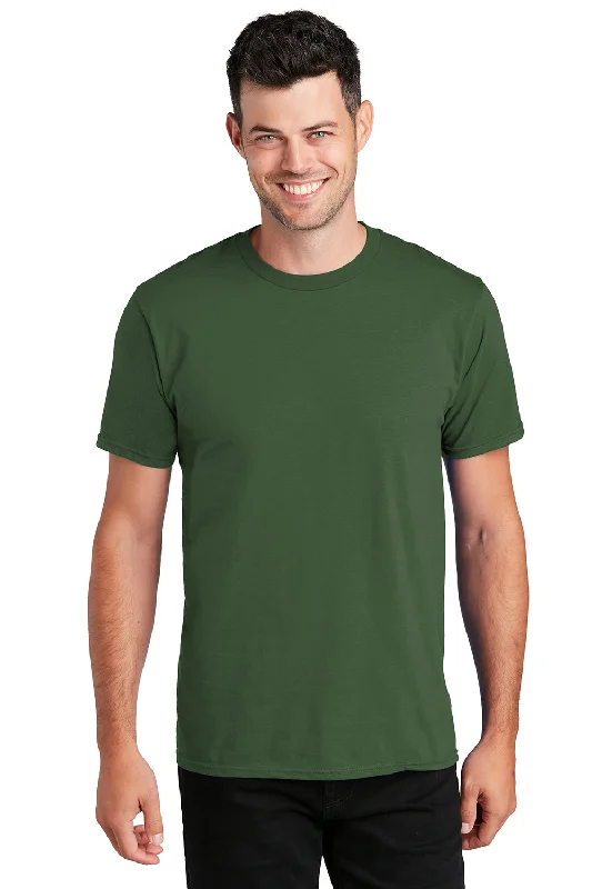 Port & Company Mens Fan Favorite Short Sleeve Crewneck T-Shirt - Olive Green