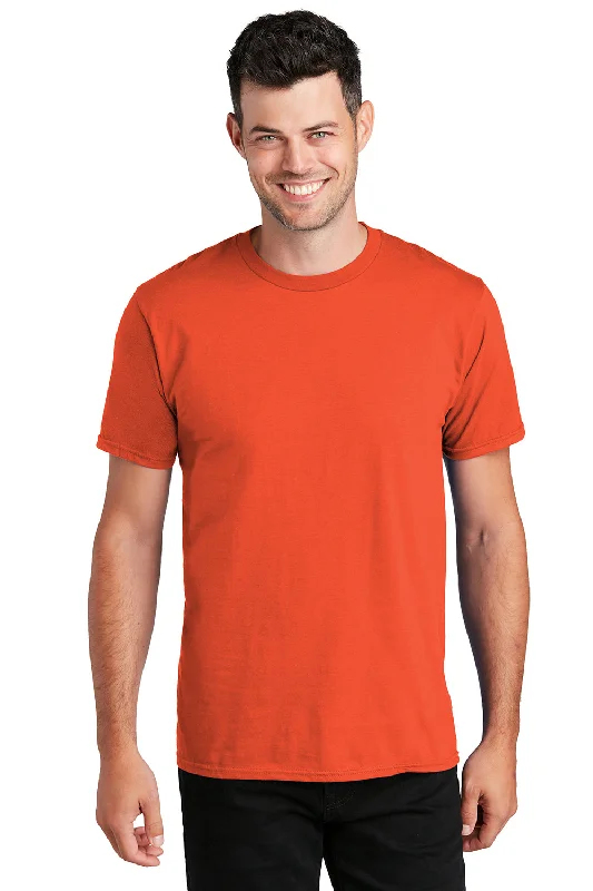 Port & Company Mens Fan Favorite Short Sleeve Crewneck T-Shirt - Orange