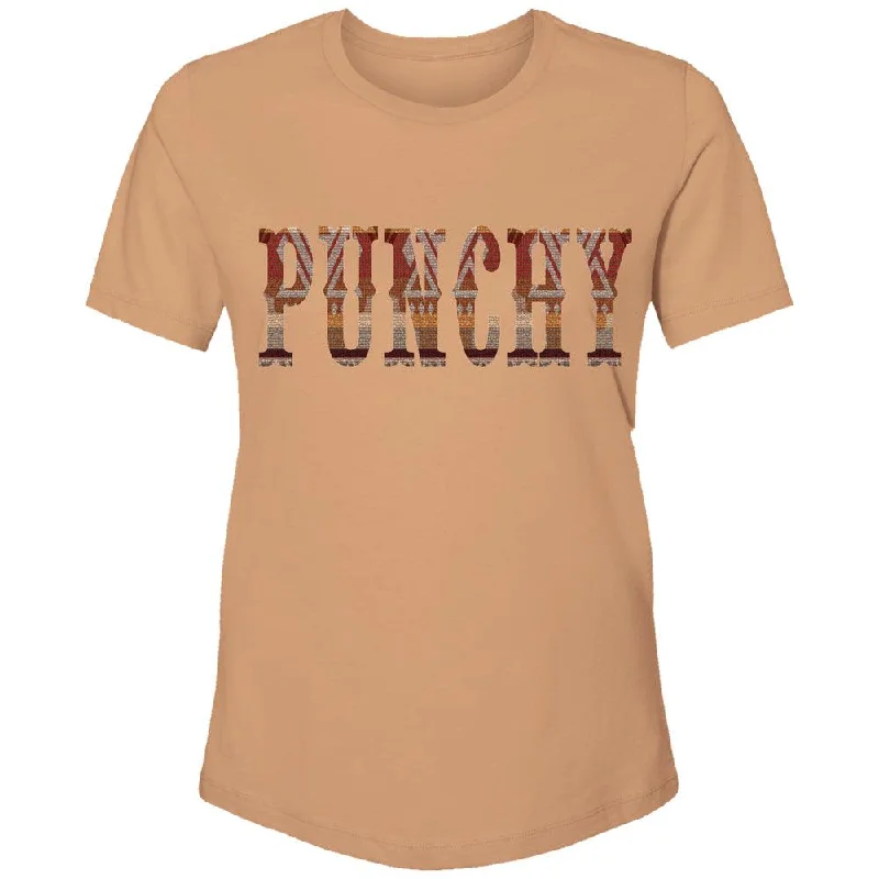 Exquisite Craftsmanship Straight Punchy T-shirt - Sienna