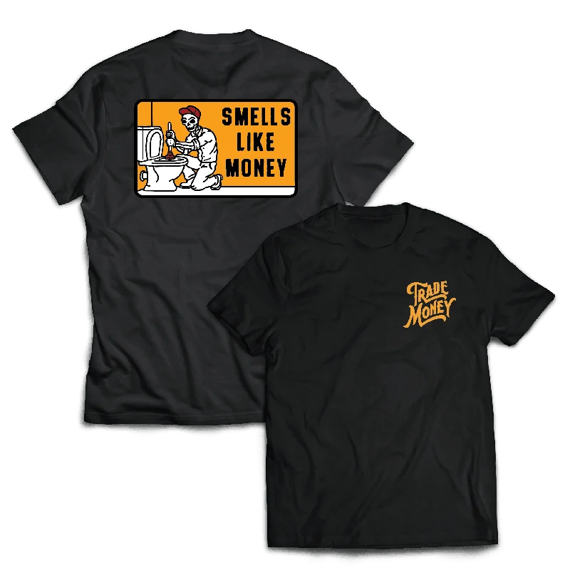 Soft Tops Smells Like Money Tee, Black Frost