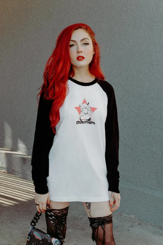 Must-have For Autumn And Winter Stargirl Baseball Raglan Knit L/S