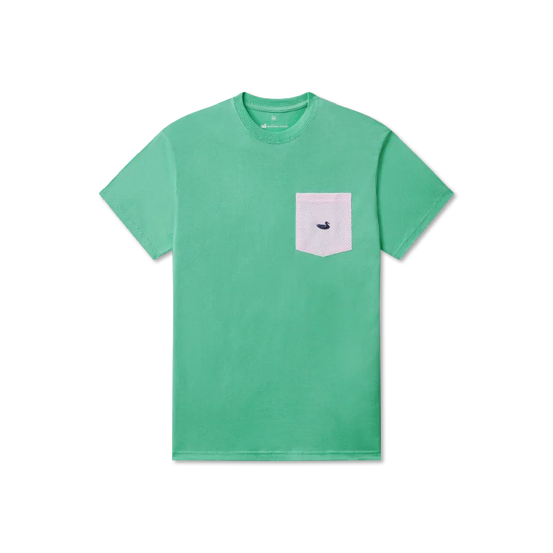 Luxe Comfort Stewart Pocket Tee - Seersucker