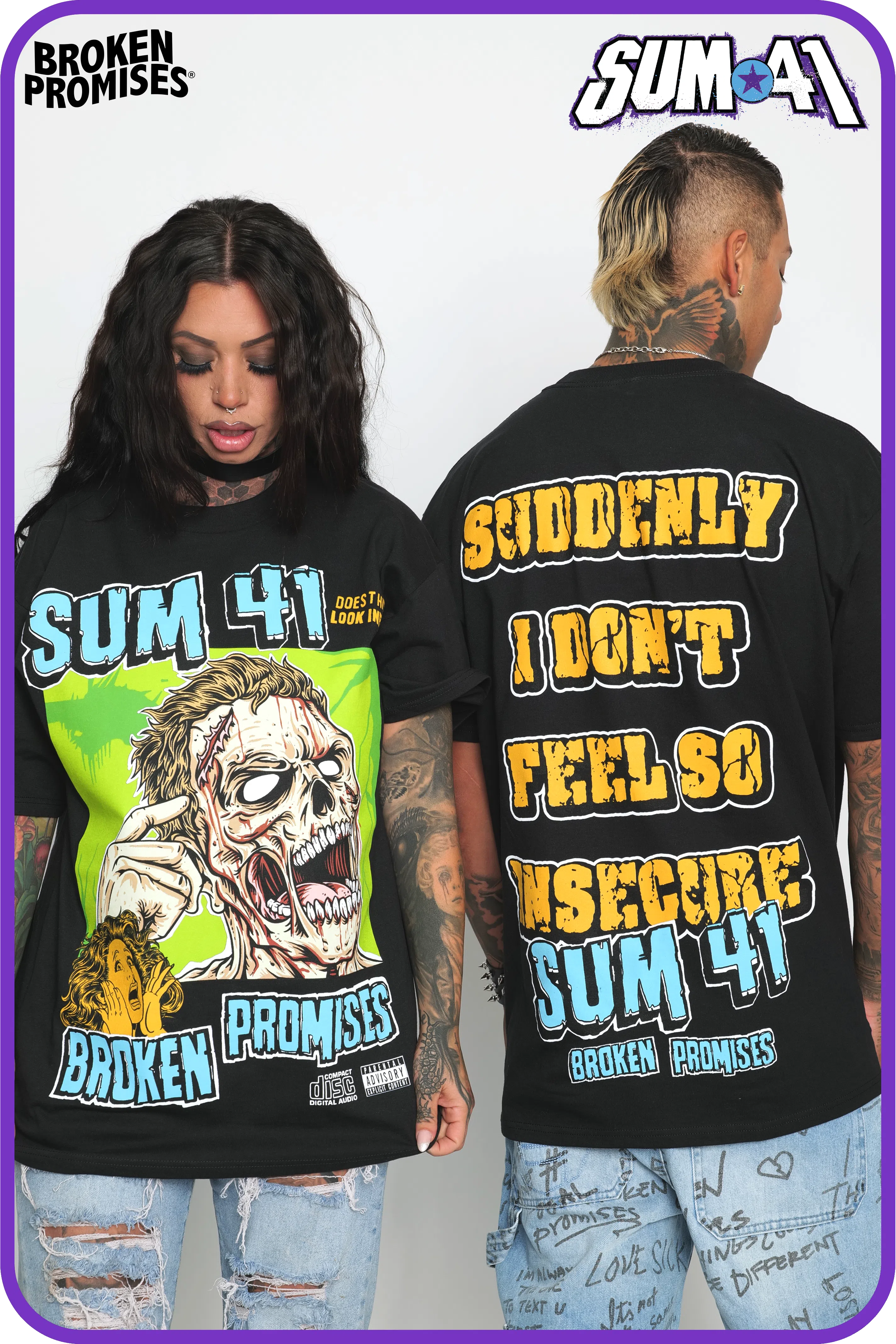 Noble And Elegant SUM 41 x BP - Does This Look Infected Tee