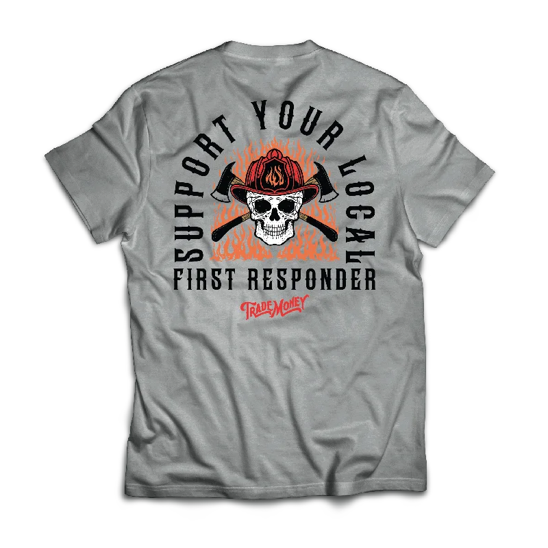 British Fashion Support Your Local Firefighter, Grey Frost