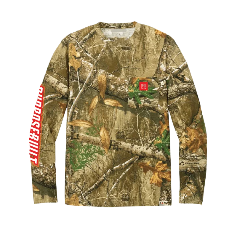 Minimal Style The Block L/S Tee, Real Tree Camo