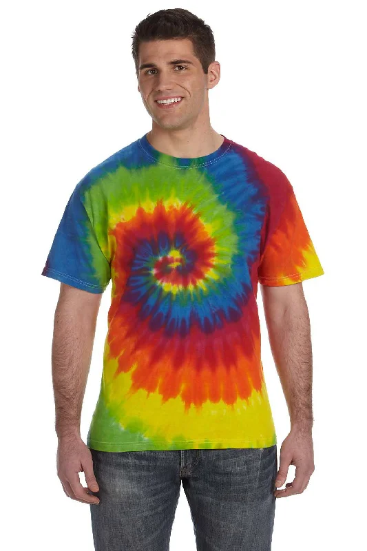 Tie-Dye Mens Short Sleeve Crewneck T-Shirt - Moondance