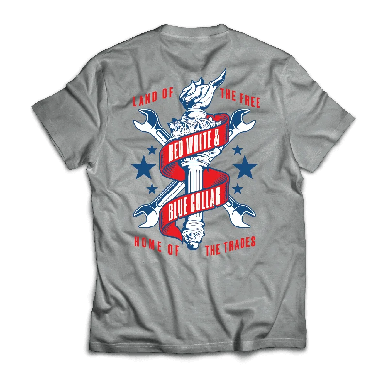 Stylish Fit Give Me Liberty Tee, Grey